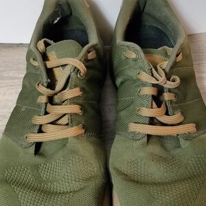 Men's Olive Green Casual Lace-Up Sneakers GoRuck Ballistic Sz 14